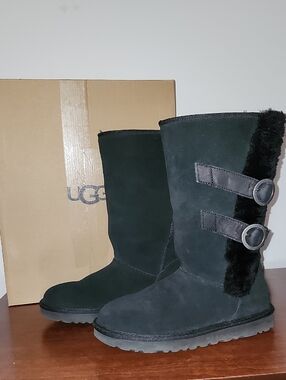 UGG Black Suede Boots